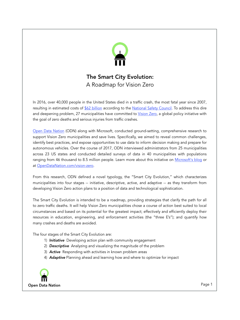smart city evolution road map 1